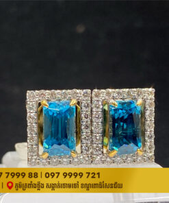 ក្រវិលនារីដាំត្បូងរតនគិរីនិងពេជ្រ